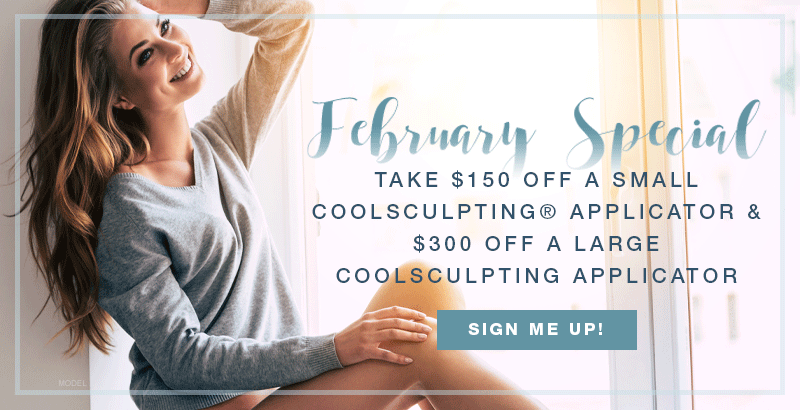 February special is $150 off CoolSculpting