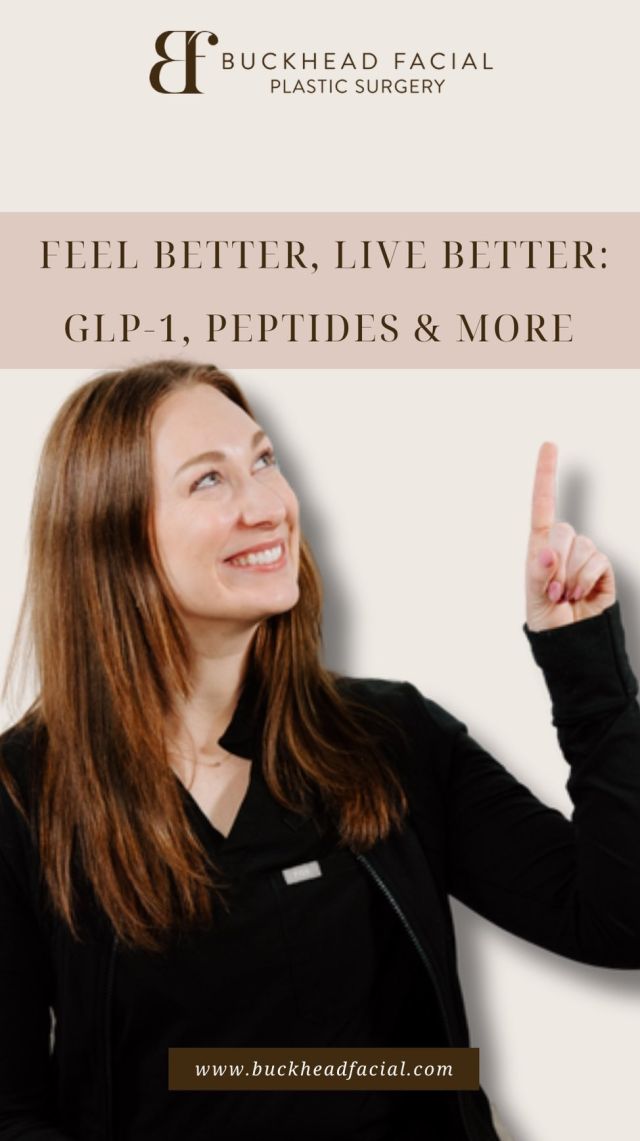 Are you obsessed with health & fitness like us? 💪🥗 — Doing all the things to feel good on the inside, because that always shines through as outward beauty ✨ and confidence 💖

We’re so excited to merge our love for aesthetic + internal wellness with the launch of our Wellness Program! 🎉

We’ve already introduced GLP-1 for weight loss 🔥 and peptides are coming soon! 
Whether your goal is to shed fat, build muscle 💪, sleep better 😴, boost energy ⚡, or improve hair, skin, and nails 💅 — there’s a peptide for you.

The aesthetic world is changing — it’s not just about looking good on the outside anymore 👀, it’s about feeling amazing and functioning at your best every day 🌿💫

Ready to optimize your body and glow from within? Let’s chat! 🧬💬

-

☎️ Call us at 404 233 3937.

-
-
-
#atlanta #atlmedspa #atlantamedspa #atlplasticsurgery #atlplasticsurgeon #atlantaplasticsurgery #atlantaplasticsurgeon